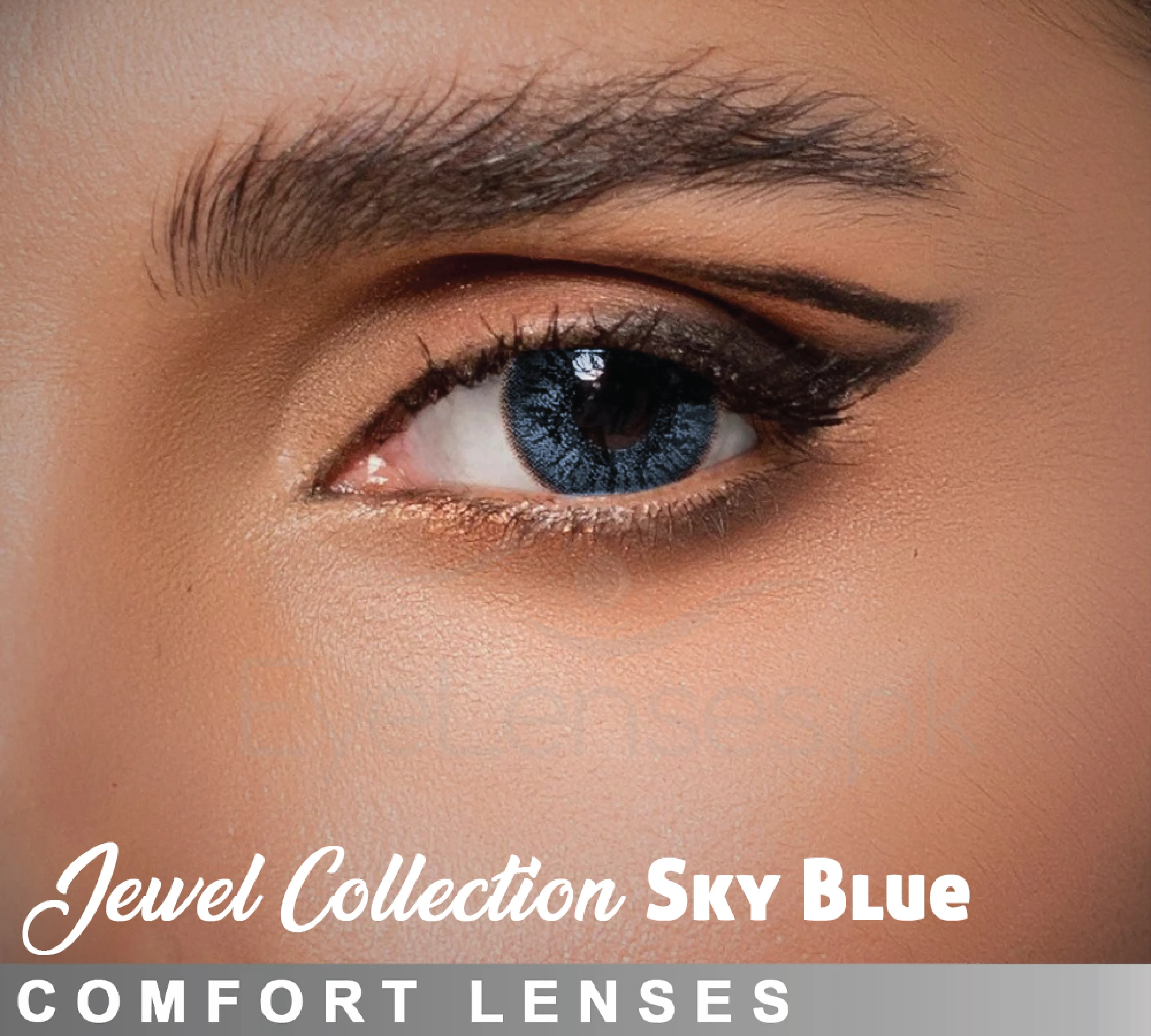Sky Blue Jewel - Comfort Lenses