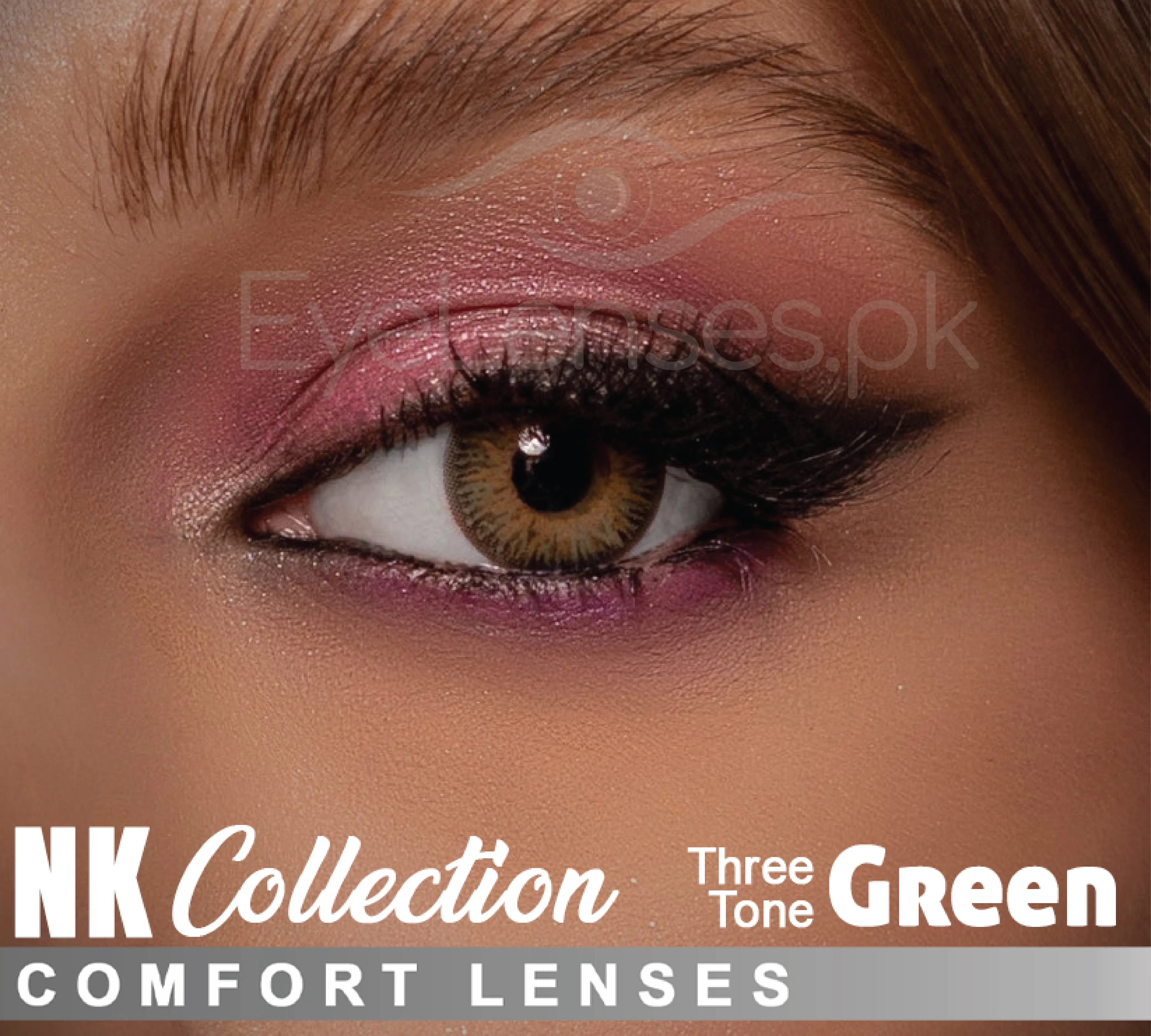 Green (Three Tone) Nk - Comfort Lenses