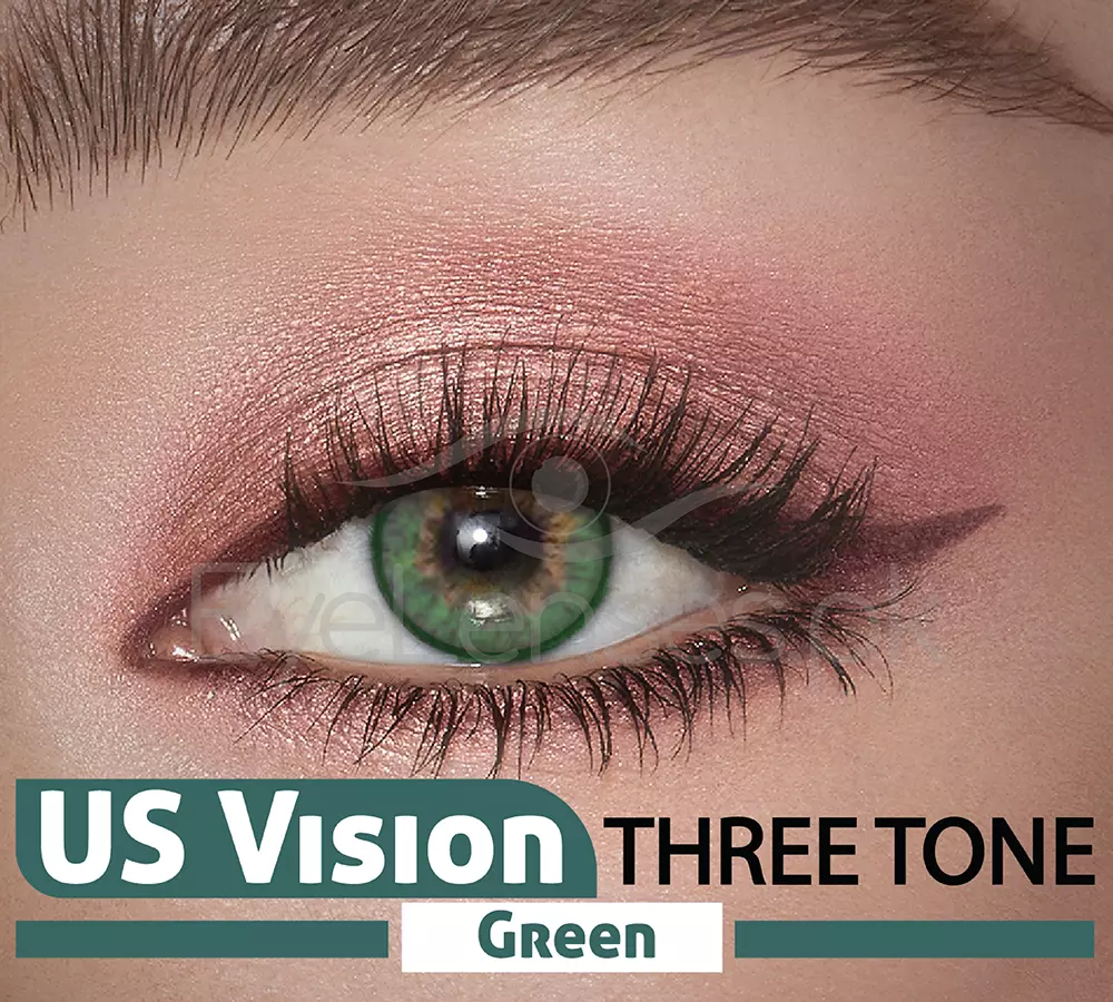 Green Three Tone - US Vision Lense