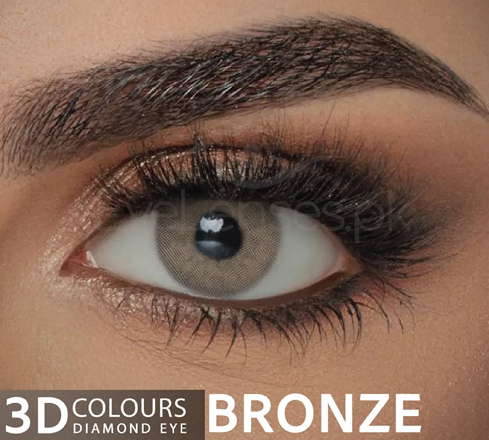 Bronze Diamond Eye - 3D Color