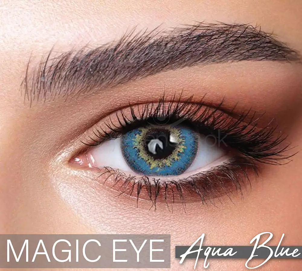 Aqua Blue Tri Tone Series - Magic Eye