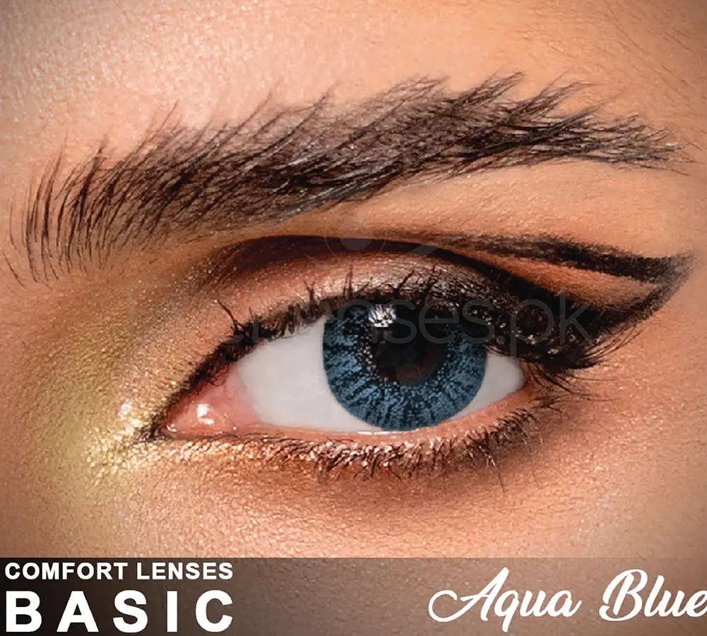 Aqua Blue Basic - Comfort Lenses