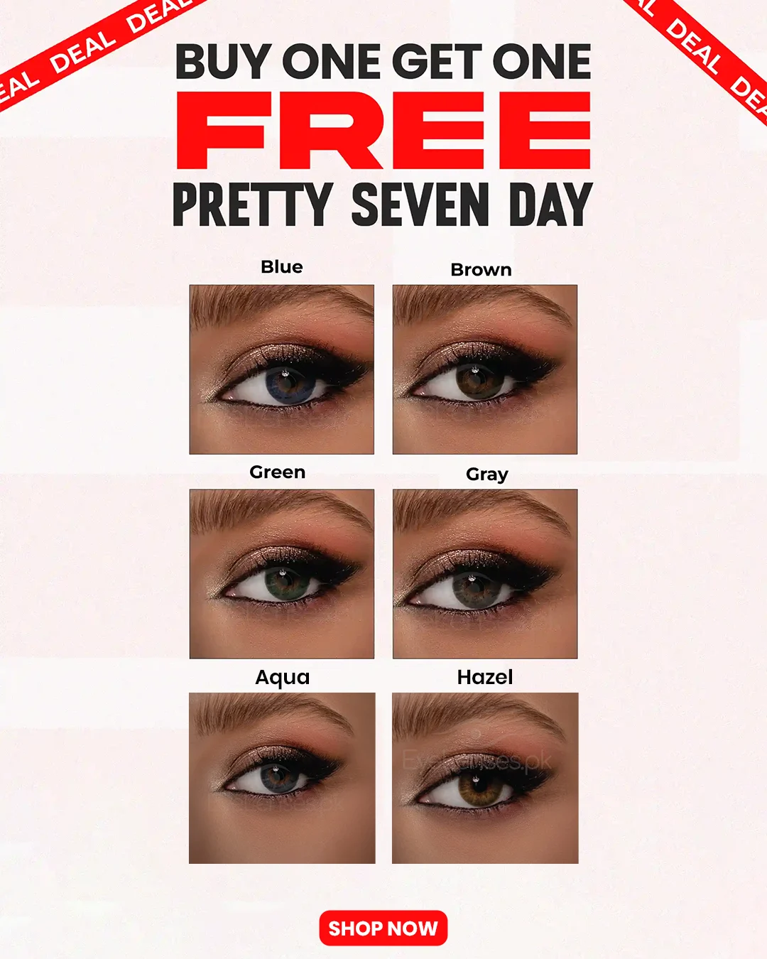 Buy One Get One FREE - Pretty Seven Day Collection