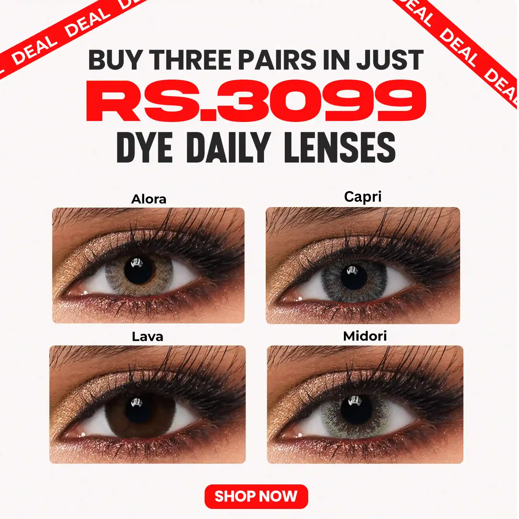 Dress Your Eye - Deal Buy Three pairs in Just Rs 3099