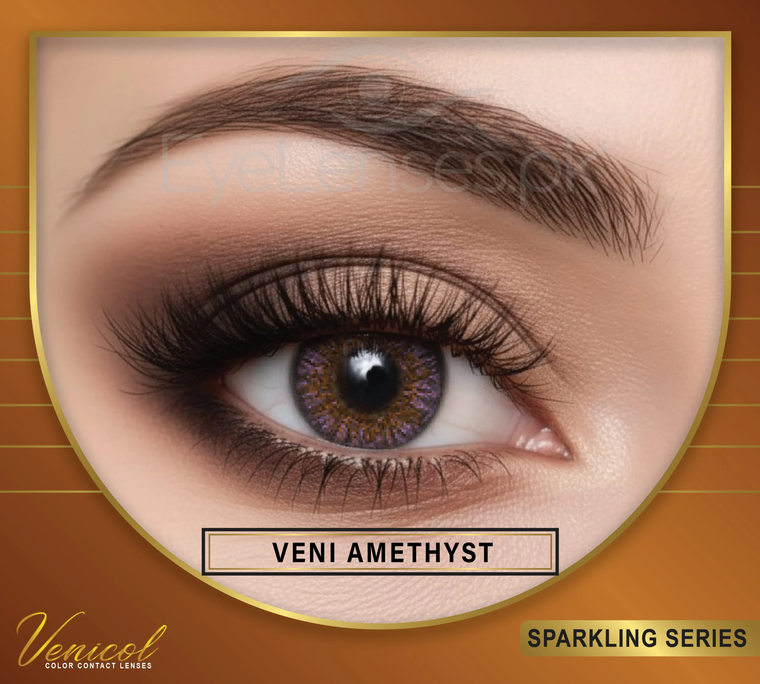 Amethyst Brown Lens Sparkling - Venicol