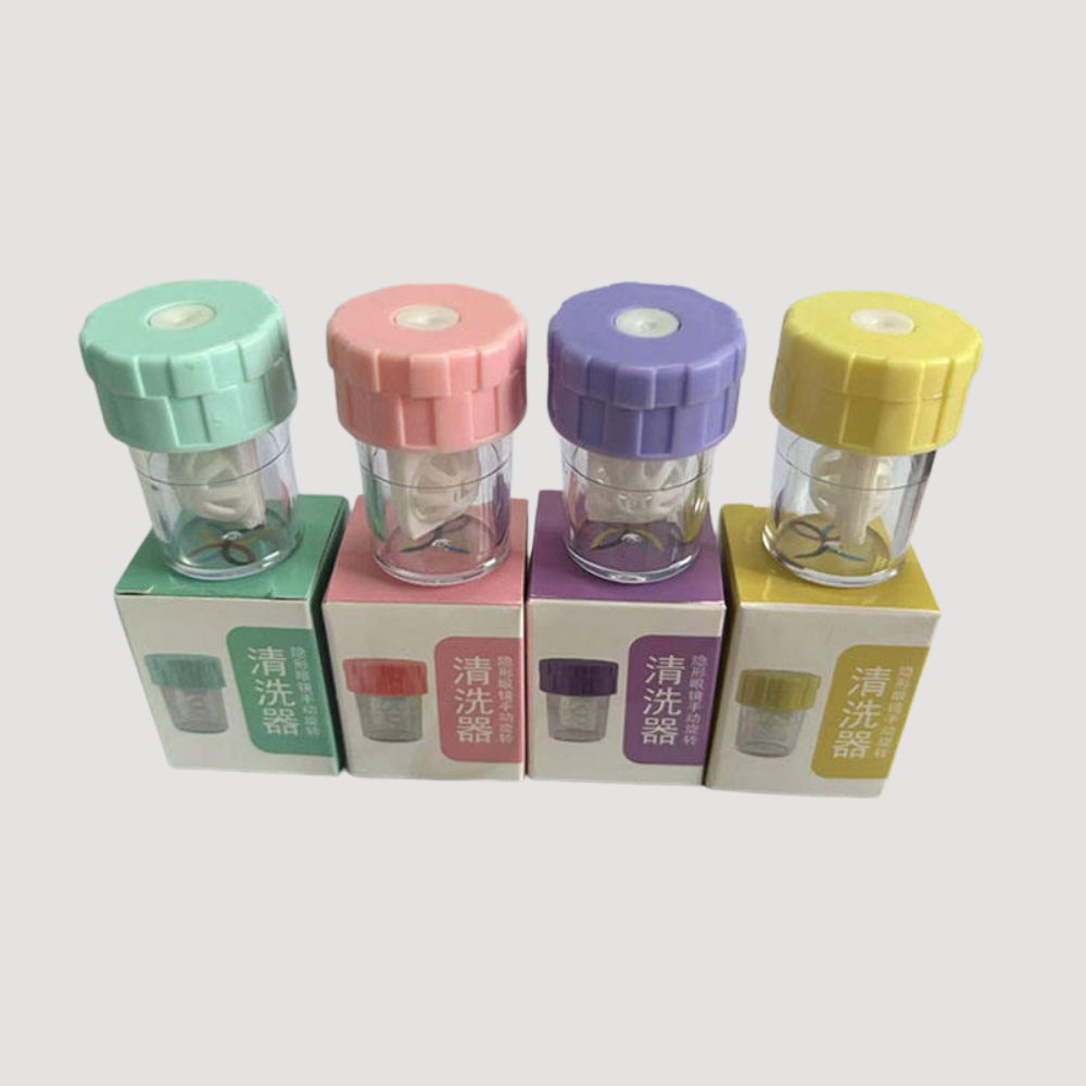 Contact Lens Cleaner Case Manual Rotary Lens - Image 6